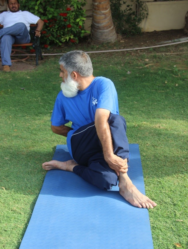 Half Spinal Twist